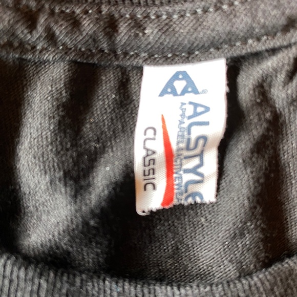 AAA RCMP Tee-shirt, with crest.  Men's Large, black, 100% cotton.  Pre-owned. - Picture 6 of 6